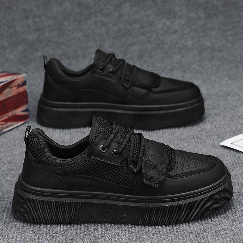 

2025 summer new men s shoes soft sole breathable summer mesh shoes men s Velcro sports versatile casual shoes men 44
