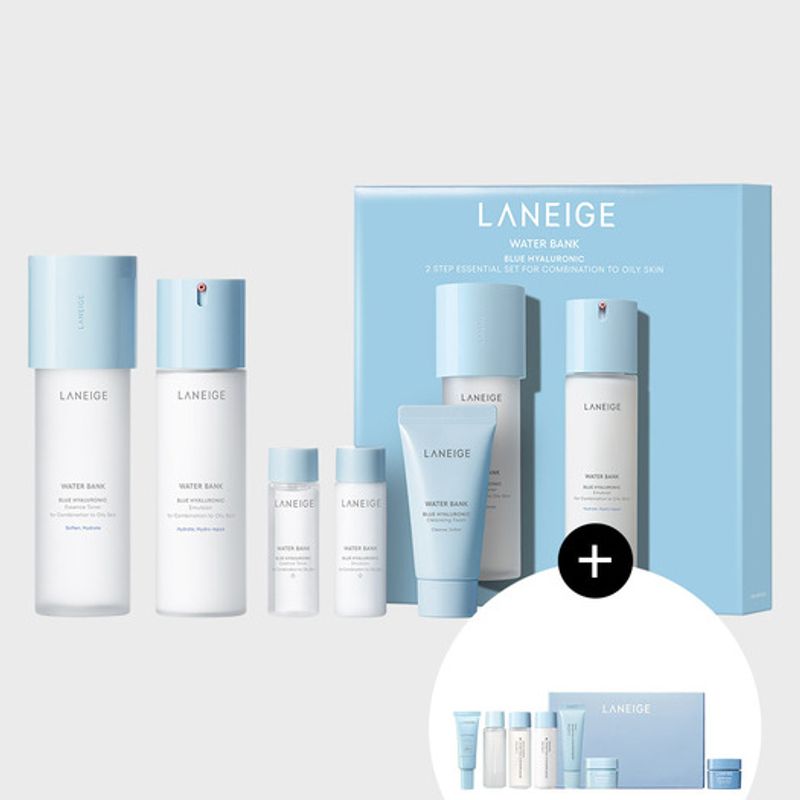 Water Bank Blue Hyaluronic Grundläggande 2-delat Set