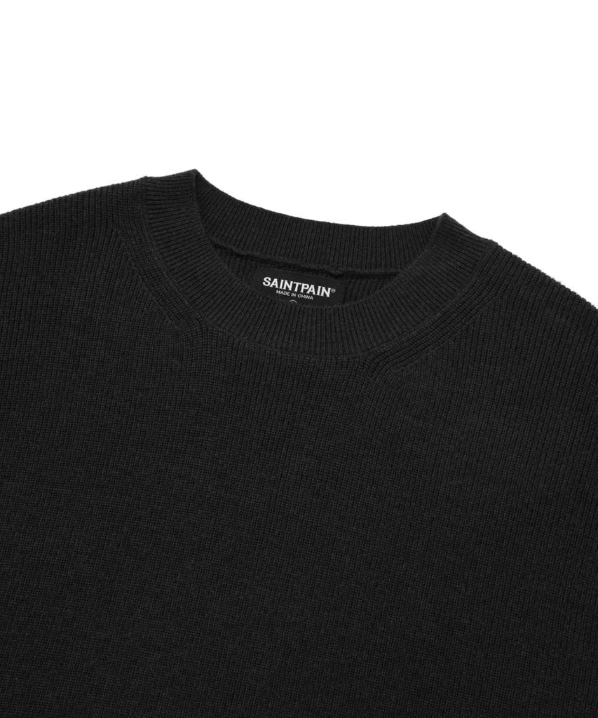 SAINTPAIN Sp Pbt Oversized Knit Sweater - Black