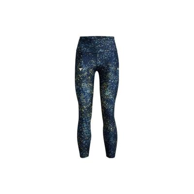 Project Rock Color Block High Waist Elastic Training Pants Women Pants Light-Blue 1369955-408