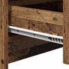 Nightstand with Drawers Reclaimed Wood Look 38 x 34 x 61 cm Particleboard