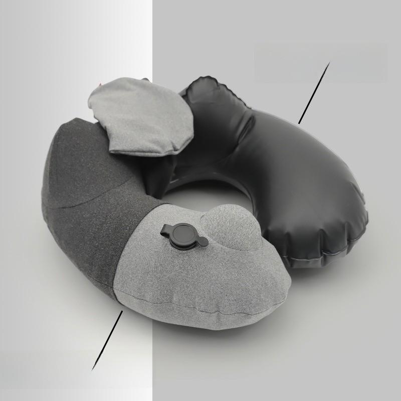 Modern Ushaped Cervical Pillow With Pvc Filling For Travel And Home Use