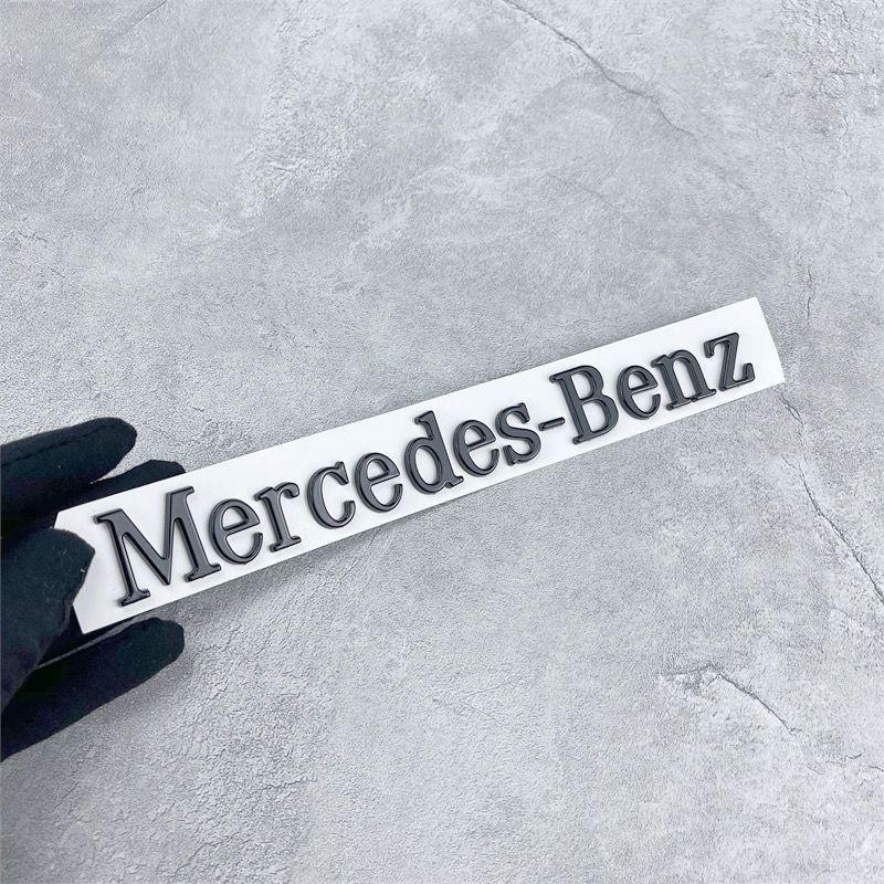 1pc Fashion ABS For Mercedes Benz C260 W204 W205 W211 W212 W190 W213 W168 W177 Car Trunk Logo Letter Sticker Badge Decoration KR9