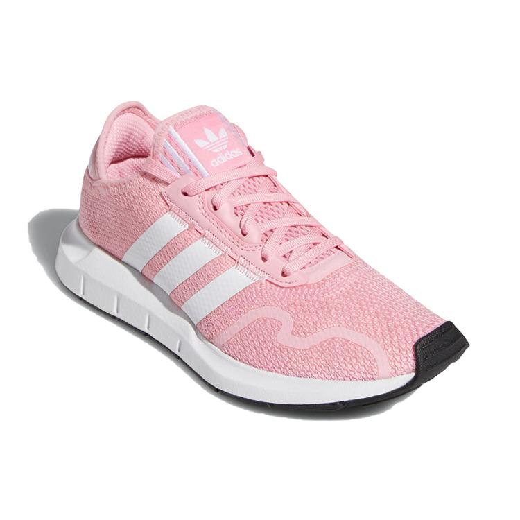 adidas Originals Swift Run X Cushioning, Wear Resistant Low Top Kids' Running Shoes Pink White FY2148