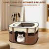 Katzenzubehör Faltbares Katzen-Hunde-Nest Laufstall mit Dach cket Rechteckiges Haustierzelt Laufstall Wasserdichte Käfig Tragbarer Haustierzaun