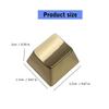 ESC Zinc Alloy Keycap Blank Metal Keycaps Replacement 1PC For Mechanical Keyboards Enhances Typing
