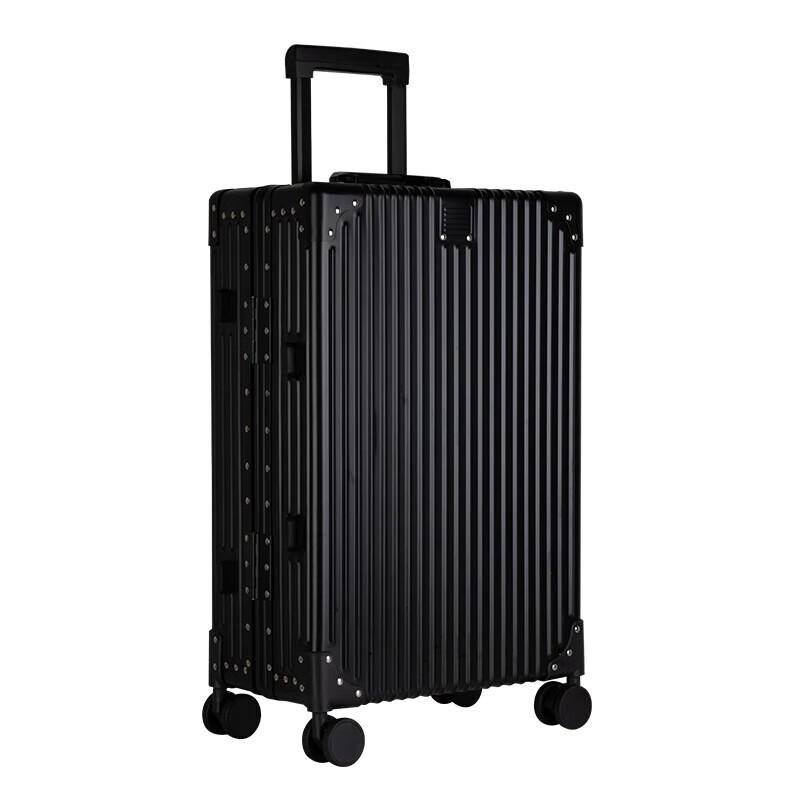 BATANUV 24-inch Magnesium Aluminum Luggage with Right-Angle Cup Holder