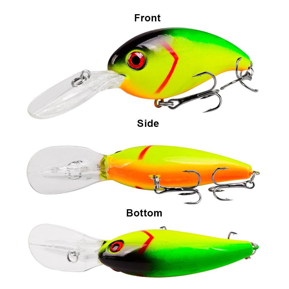 10cm-14.19g Plastic Bait Rock Little Fatty Lure Bait 6# Hook