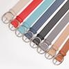 New Fashion Versatile Oval Pin Buckle Women's Belt Simple Style High-end Wide Belt Women's Decorative Jeans Belt