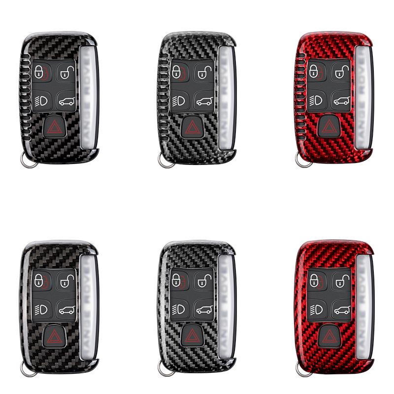 T-Carbon Carbon Fiber Key Shell for Land Rover & Jaguar XFL - Protective Cover