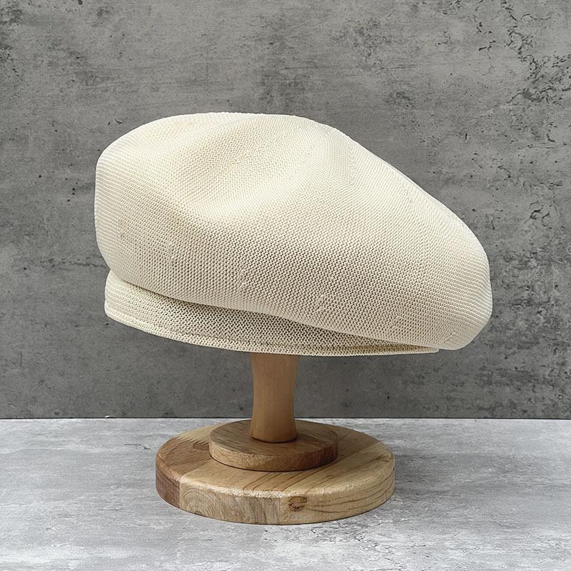 Wide Edge Shows The Face, Small Summer Thin Three-Dimensional Beret, Breathable Painter Hat, Female Hollow Mesh Bud Hat, Large Version