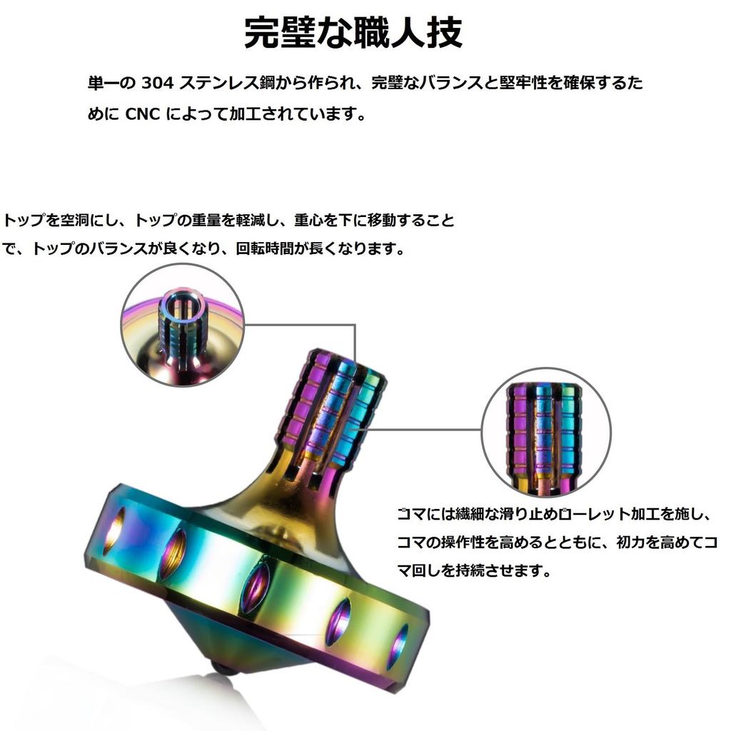 Loqatidis Precision Metal Spinning Long Spin Time and Perfect Easily Over 12 Minutes for an Experienced Portable Stainless Steel EDC Office Desktop