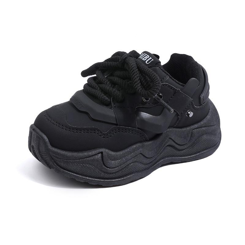 Kindersportschuhe 2025 Herbst neue feste Sohle Jungen Papa-Schuhe leichte Mädchen kleine weiße Schuhe Baby kleine rote Schuhe