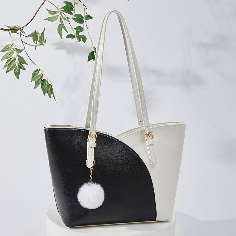 Large Capacity Tote Bag Women'S Hot Women'S Bag Versatile Semi-Shaped Mommy Bag