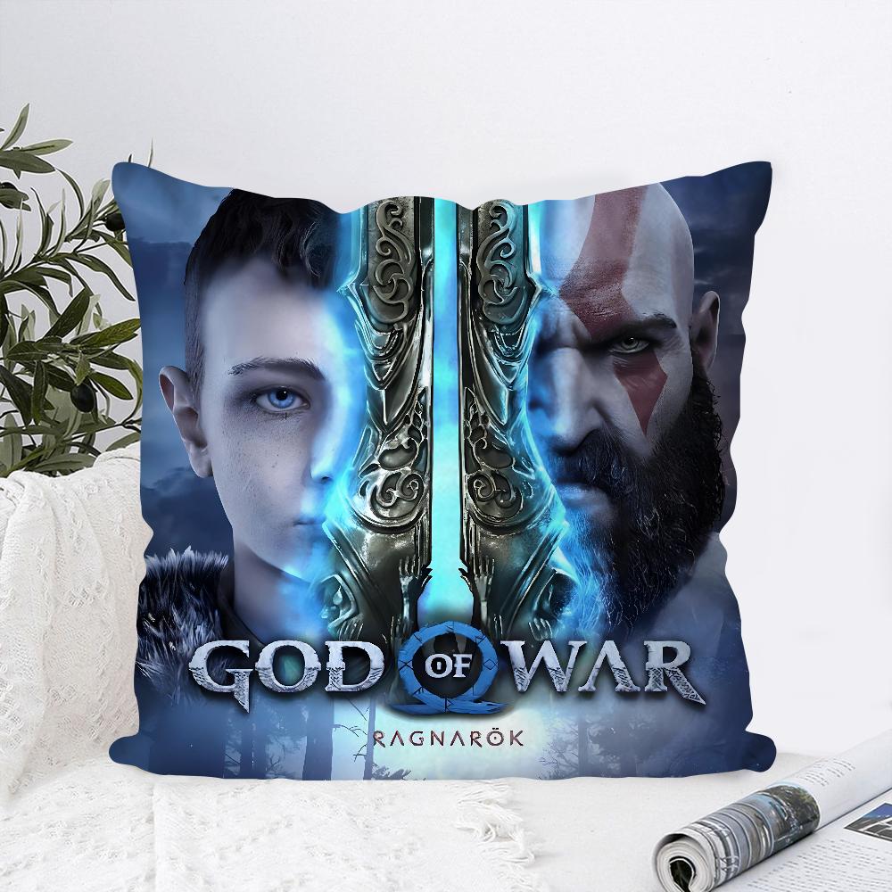 Game G-God Of War Ragnarok Pillow Case Square Pillow Bedroom Sofa Leisure Comfort Cushion Car Living Room Home Decoration