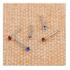 Clous de nez en acier inoxydable avec strass de 2 mm, lot de 60