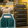 Battery Organizer Rack 4-Slot Compact Battery Holder For Drawer Space-Saving Design Small Tool Storage Container For Workshop