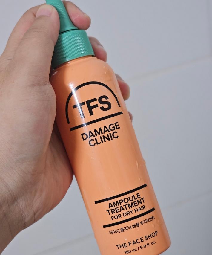 The Face Shop Damage Clinic Ampoule Treatment for dry hair 150 ml/ Hair care, Moisturizing, Korean Cosmetics, Kbeauty