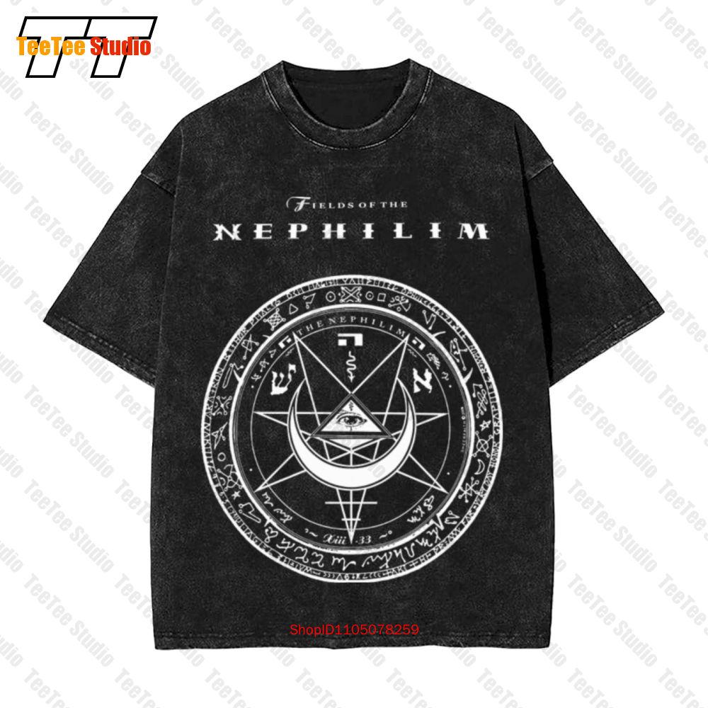 Fields Of The Nephilim Logo Vintage Oversized TShirt VWKE S
