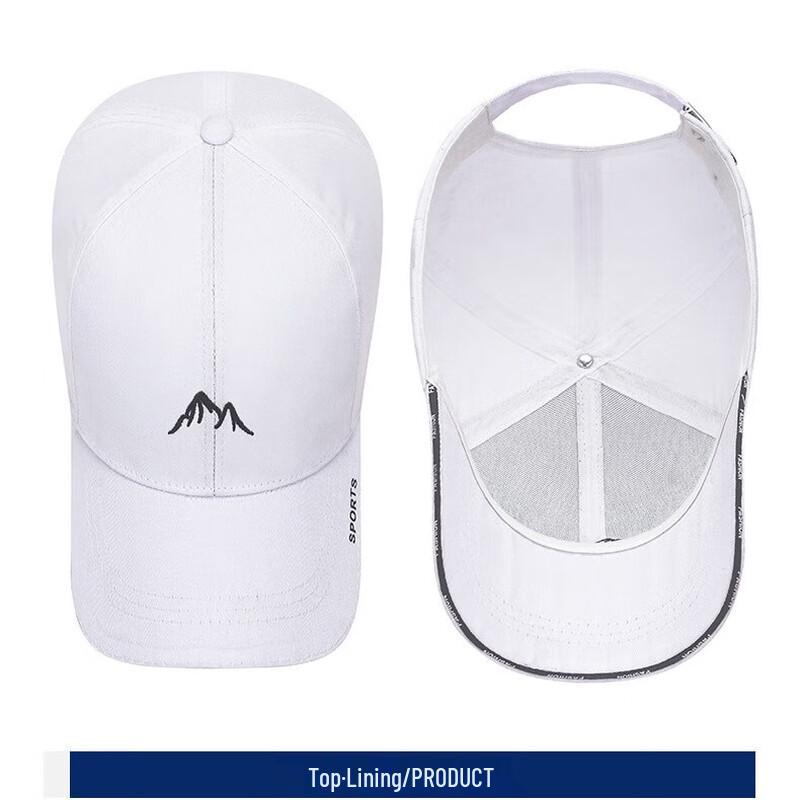 Women's Embroidered Mountain Peak Baseball Cap with Sandwich Brim