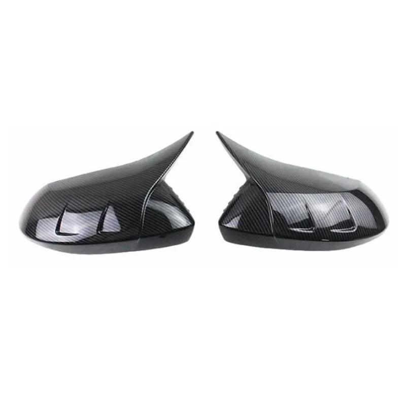 For Toyota Corolla - Car Rearview Side Mirror Cover Horn Wing Cap Exterior Door Rear View Case Trim Shell Housing Add on