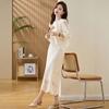 1116 Autumn New Light Luxury French Lace Top Bust Skirt Two-piece Women's Fashion Casual Women's Clothing Set