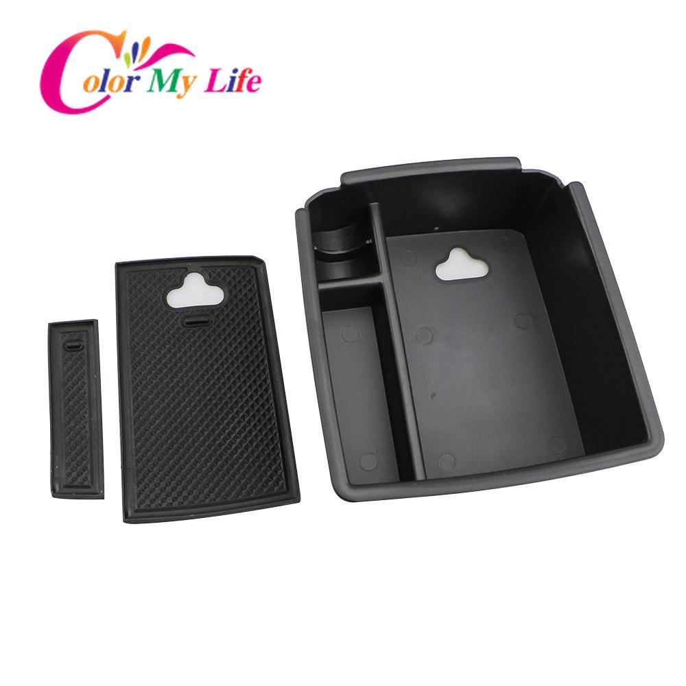 Cutie de depozitare pentru cotiera auto Color My Life pentru Volkswagen VW Tiguan Mk2 2016 - Cutie de depozitare interior consola centrala