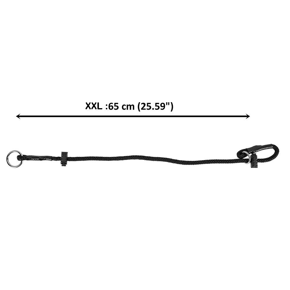 Pull Resistant Nylon Dog Training Leash Anti-Slip Durable for Medium Large Breeds (black,40CM) чёрный
