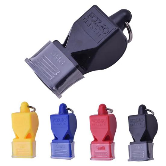 Referee Whistle with Lanyard Keyring 115dB Loud Sound Portable Professional Outdoor Training Survival Soccer Basketball Sports Whistle