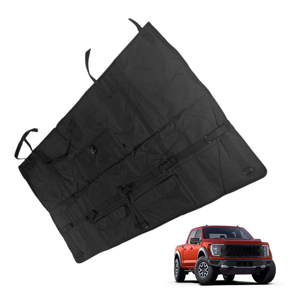 Mountain Bike Tailgate Pad Holds Up To 5 Bikes Truck Tailgate Bike Pad with Fixing Strap Truck Accessories for Bicycle China Mainland