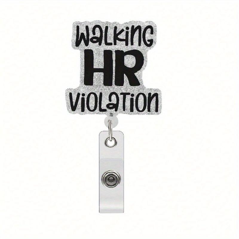 

Флеш Акриловый Выдвижной Бейдж Холдер Пробежка С Вращающимся Зажимом-Аллигатором - Милый Ролик-Клип для Бейджа для Медсестер, Врачей, Учителей one-size чёрный