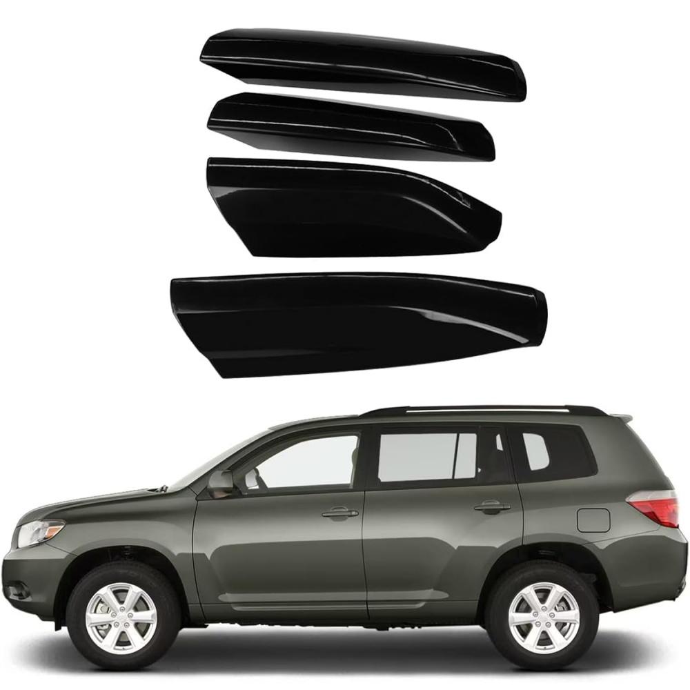 Roof Rack End Cap Cover For Toyota Highlander 2008-2013