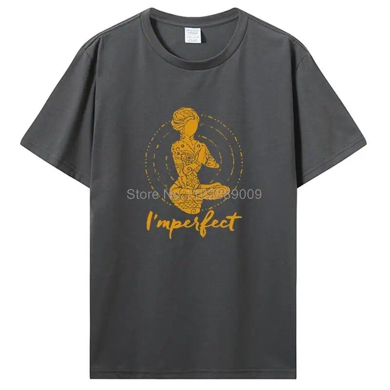 T-Shirt mit Aufdruck „I'm Perfect Yoga Girl“ aus Baumwolle, Unisex, Sommer, Damen, T-Shirt, Hip-Hop, T-Shirt, Tops, Harajuku, Streetwear, lustige T-Shirts