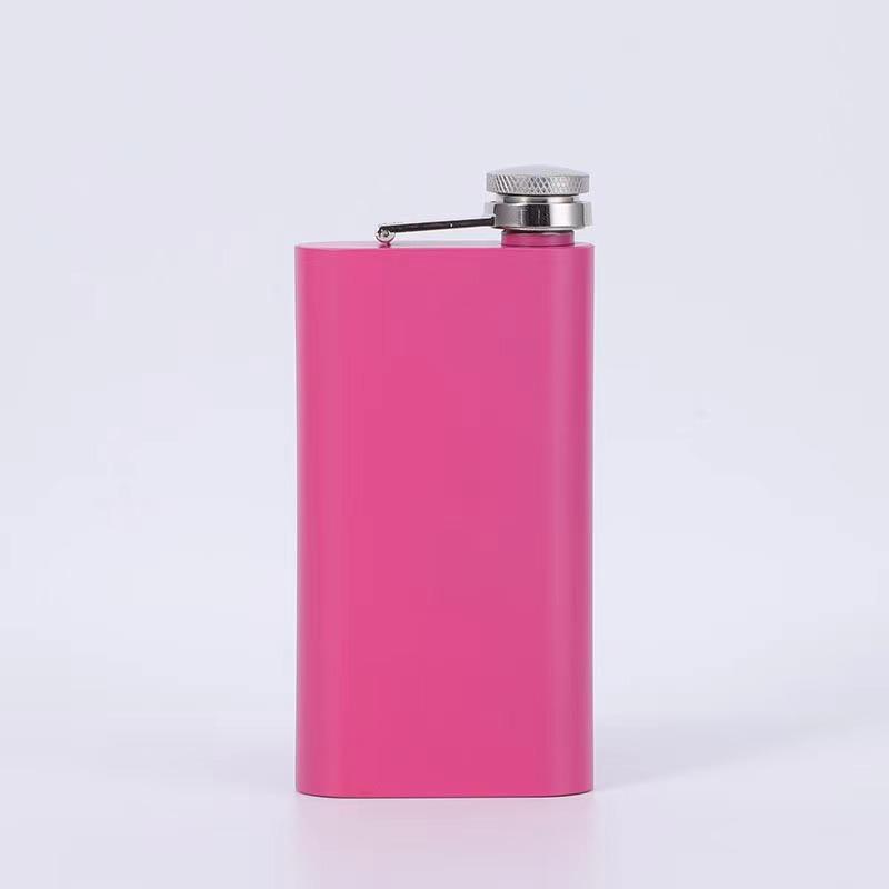 5oz Tragbarer quadratischer Flagon aus 304 Lebensmittelqualität für Whisky, Wodka, Wein, Topf, Flachmann-Set, Alkohol-Trinktasche, Flasche für Outdoor-Camping