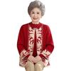 Middle-aged women's clothing mother autumn and winter knitted cardigan jacket new outer sweater femininity two-piece top