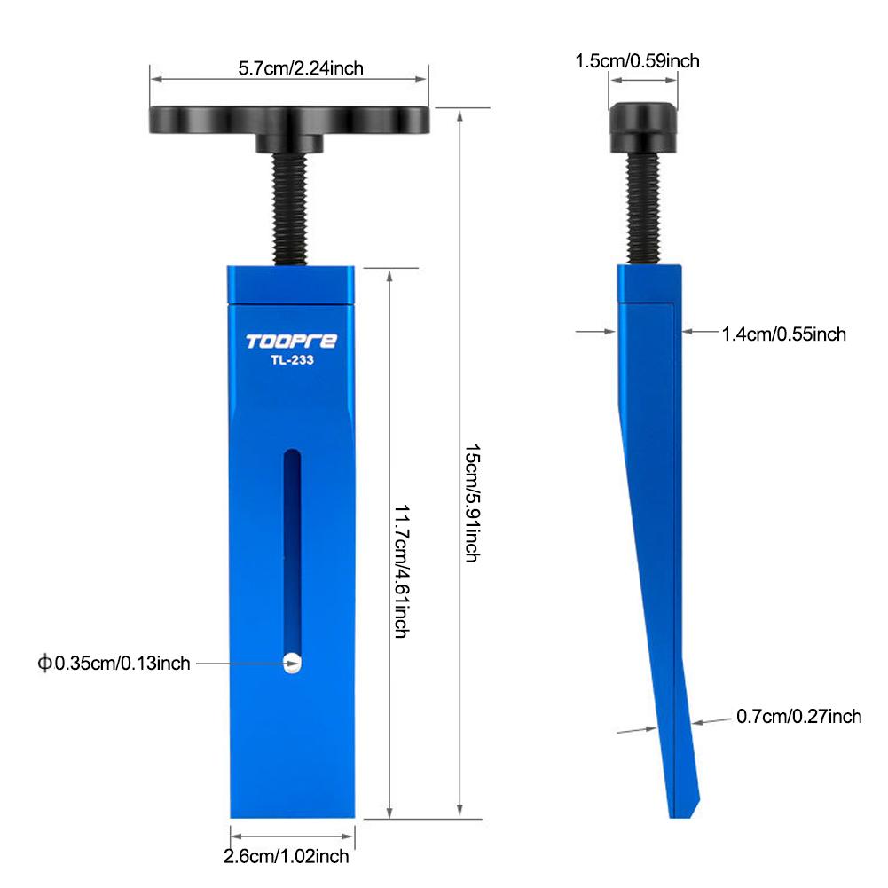 1 Stück Fahrrad Hydrauliköl Scheibenbremse Kolben Rückstellwerkzeug MTB Rennrad Öl Scheibenbremse Bremssattel Kolben Rückstellung Einbauwerkzeuge