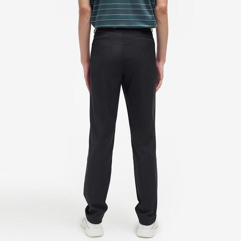 

K-Boxing Men s BQXE2903 Business Casual Straight-Leg Trousers 35