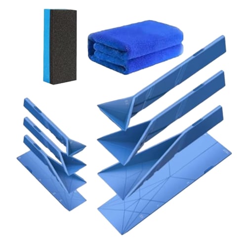 Polygons Flat 3-in-1 Measuring Spoons, Polygons Foldable Magnetic Measuring Spoons, Flat Kitchen Gadgets for Scooping Cooking Baking Liquid Ingredient