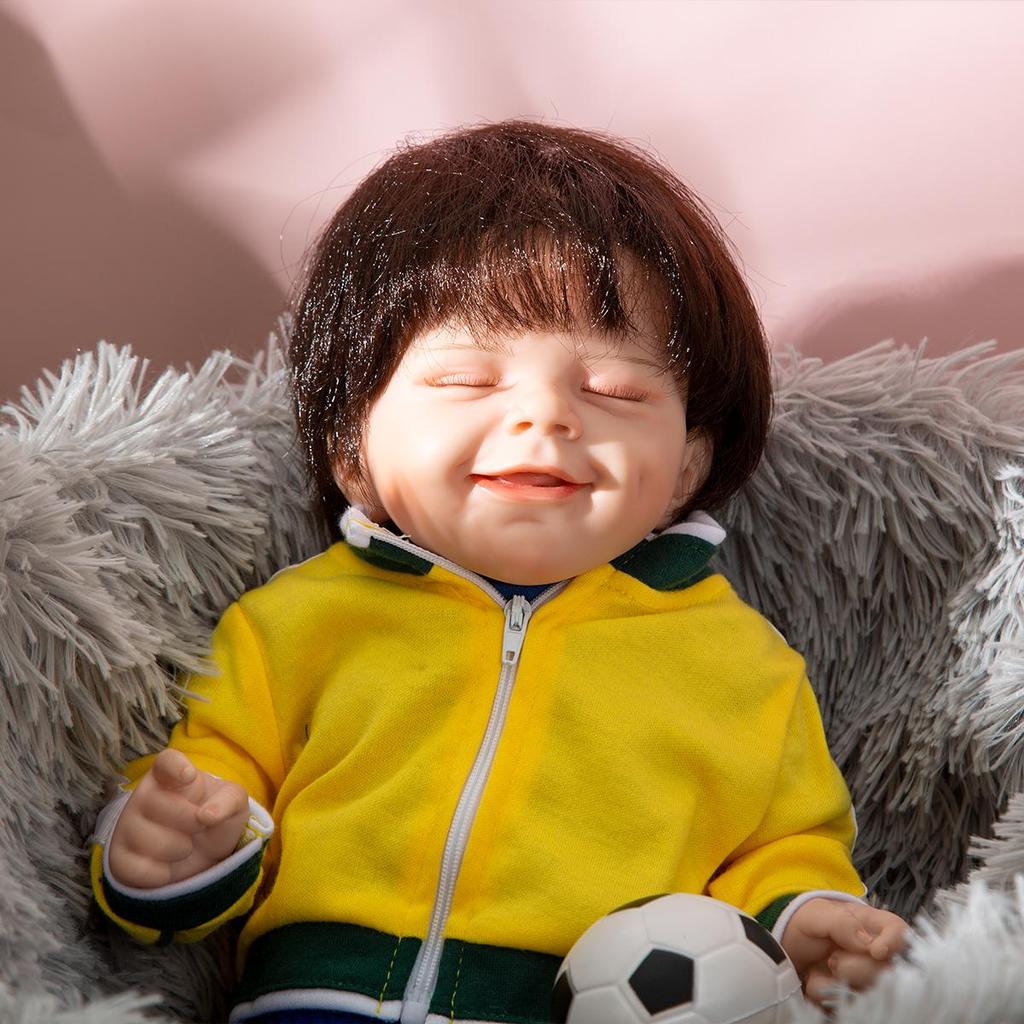 Ganzkörper-Silikon-Reborn-Babypuppen Hübsches Babyspielzeug Soft-Touch-Kleinkind Bebe Reborn Weihnachtsgeschenk Geburtstag
