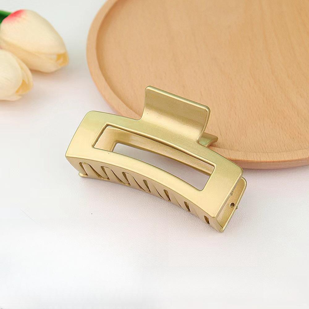 Large Cross-Border Alloy-Plated Hairpin Shark Clip for Updo Hairstyles