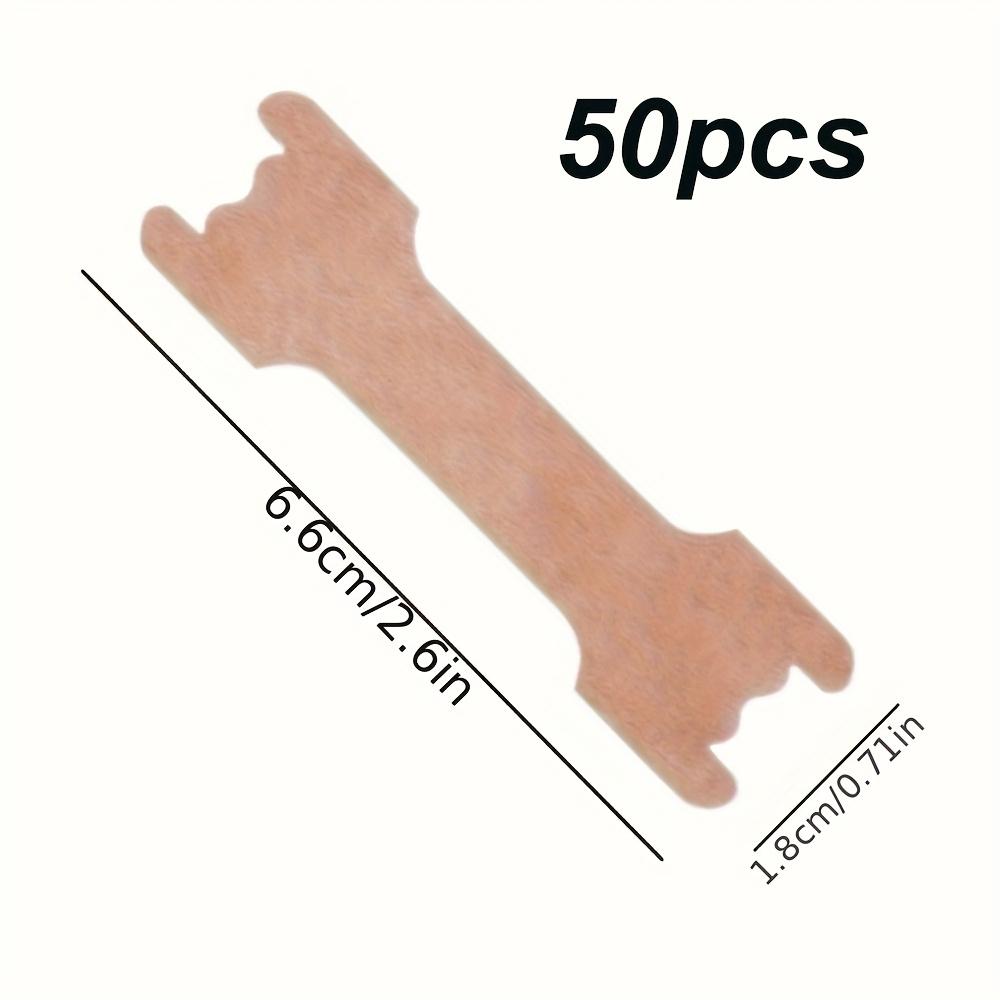 50 Stück Anti-Schnarch-Nasenpflaster Wiederverwendbare Atmungsaktive Nasenstrips zur Schnarchlinderung Verbessern den Luftstrom und den Komfort während des Schlafs