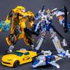 New Transformation Toys Anime Movie Action Figure Robot Car Aircraft Model Classic Kids Boy Gifts JINJIANG JJ716 KO Poseable Articulated Scale