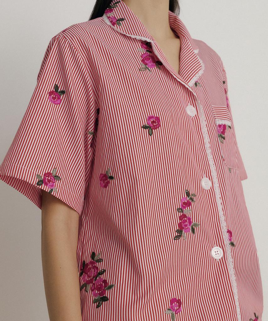 Joseulaunji (W) Ruby Short Pajama Set (With Scrunchie)
