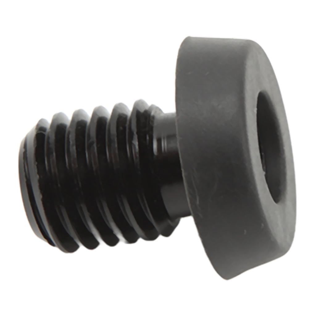 Billiard Cue Bumper Aluminum Alloy Plastic Billiard Bottom Plug Protector Case Cover for Pool Cue Stick Black