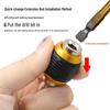 Hex Shank Quick Release Self-locking Extension Rod for Electric Drills and Screwdrivers
