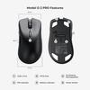 Glorious MODEL D 2 PRO Ultra-Lightweight 60g, High-Durability 2.4G Wireless and Wired Ergonomic Gaming Mouse, Black (GLO-MS-PDWV2-1K-B MS696)