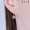 14K Blossom Cubic One-Touch Earrings (Gold Pin) ELGPEE426