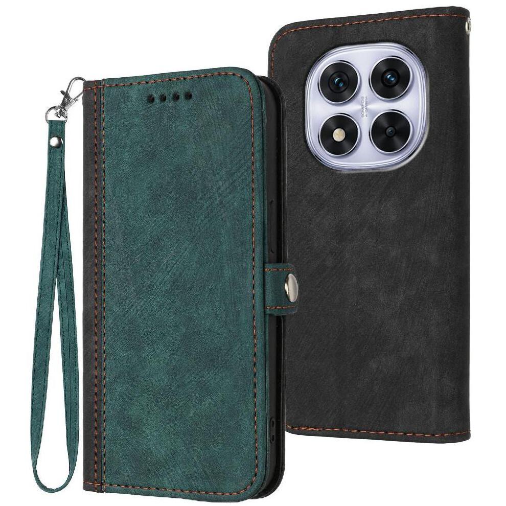 (Green) Case for Xiaomi Redmi Note 14 Pro 4g with Card Slot Stand Flip Folio Book Kickstand Protective Wallet Pu Leather Magnetic Closure