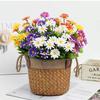 Artificial Flower Silk Fake Plant Daisy Wedding Arch Wreath Home Room Table Decor Outdoor Yard Colorful Pretty Product Accessory