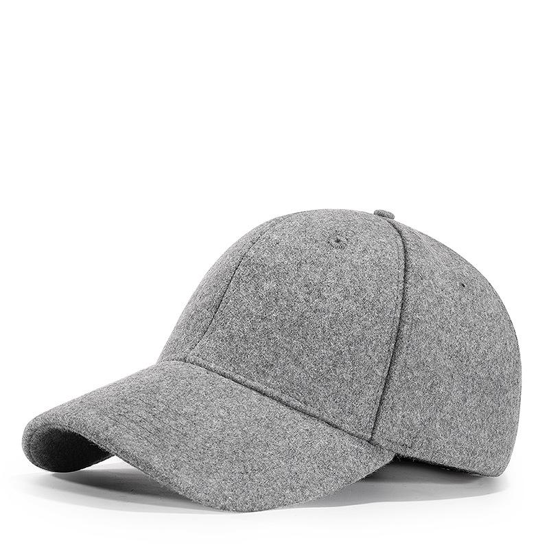 Wool Blend Fleece-Lined Duckbill Cap – Trendy & Warm Autumn/Winter Hat for Men, Women, and Seniors